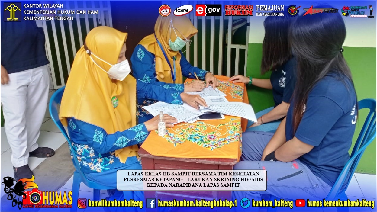 Kolaborasi Lapas Sampit Dengan Puskesmas Ketapang 1