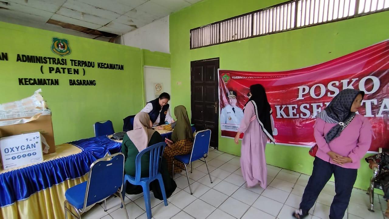 Tim RSJ Kalawa Atei Buka Posko Kesehatan di Kecamatan Basarang