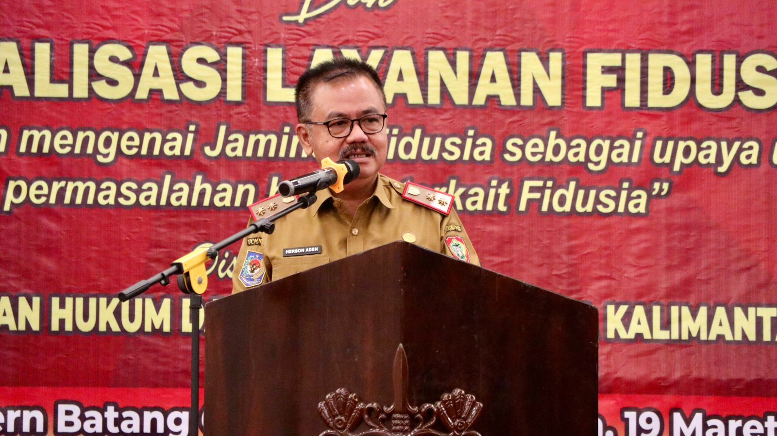 Plh. Pemkesra Herson B. Aden Harapkan Gugus Tugas Daerah Bisnis HAM Wilayah Kalteng Dapat Menjalin Kerjasama Baik dengan Pemerintah
