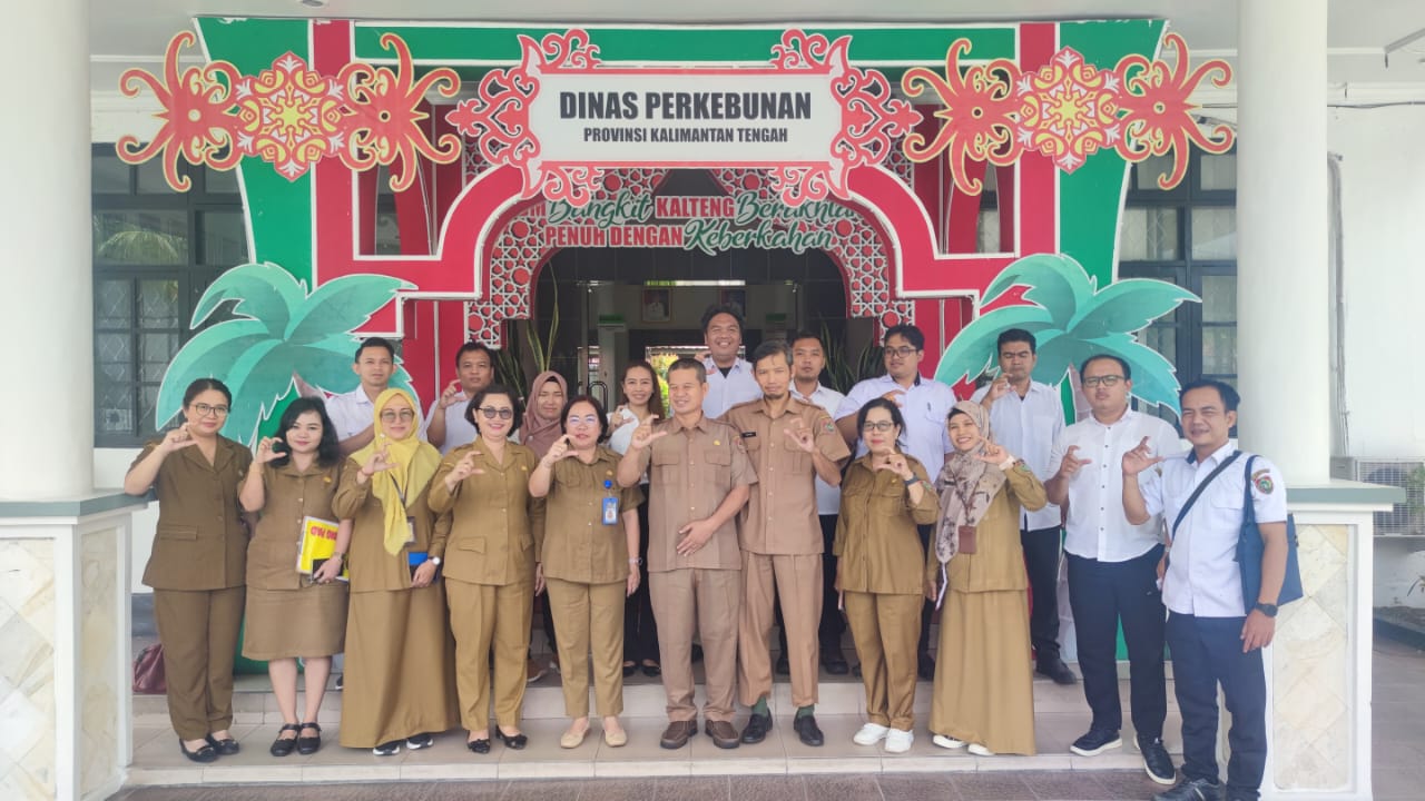 Terima Kunjungan Tim PPID Utama, Kadisbun H. Rizky R. Badjuri Sampaikan Pentingnya Sinergisitas