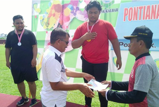 Atlet PASI Seruyan Kalteng Sukses Cabang Tolak Peluru di Pontianak