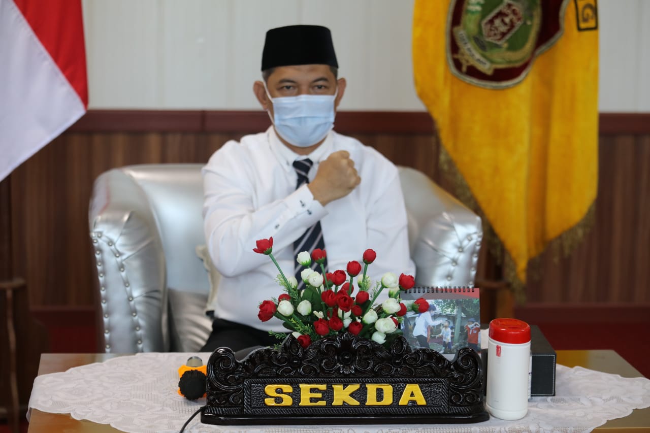 Sekda Fahrizal Fitri Membuka Diklat Perencanaan Pembangunan Daerah di Lingkungan Pemprov Kalteng Tahun 2021