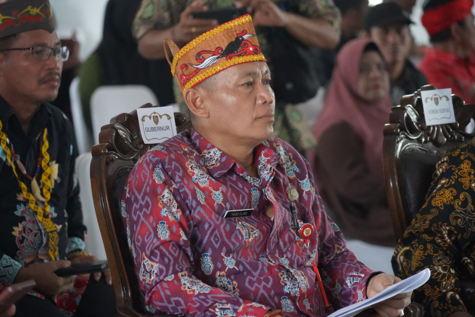 Sahli Yuas Elko Hadiri Basara Hai Maniring tuntang Manetes Hinting Bunu di Desa Bangkal Kabupaten Seruyan