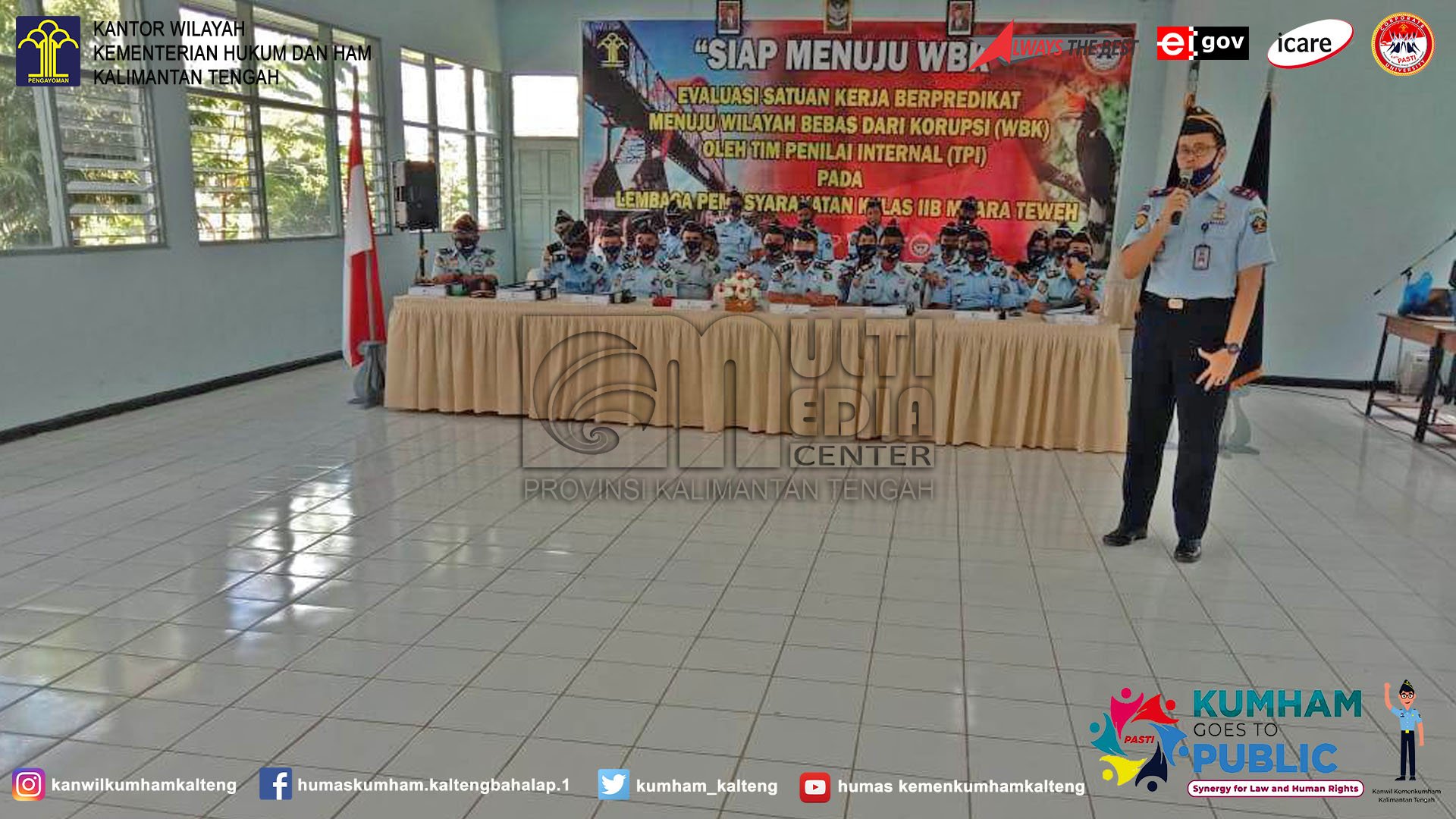 Lapas Kelas IIB Muara Teweh Jalani Penilaian ZI Menuju WBK/WBBM oleh TPI