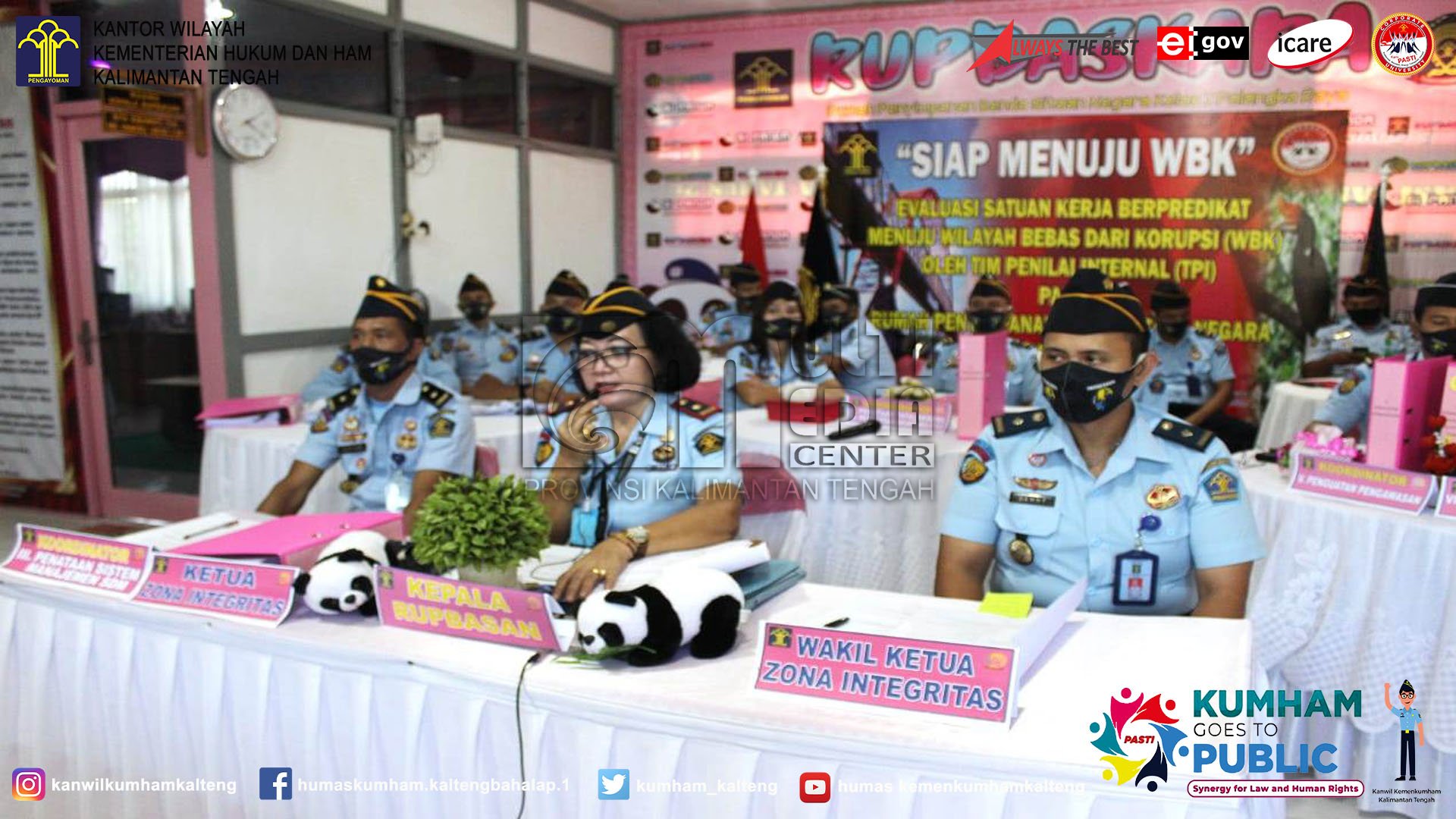 Rupbasan Palangka Raya Tampil Prima di Hadapan TPI Dengan Inovasi SI PANDA 