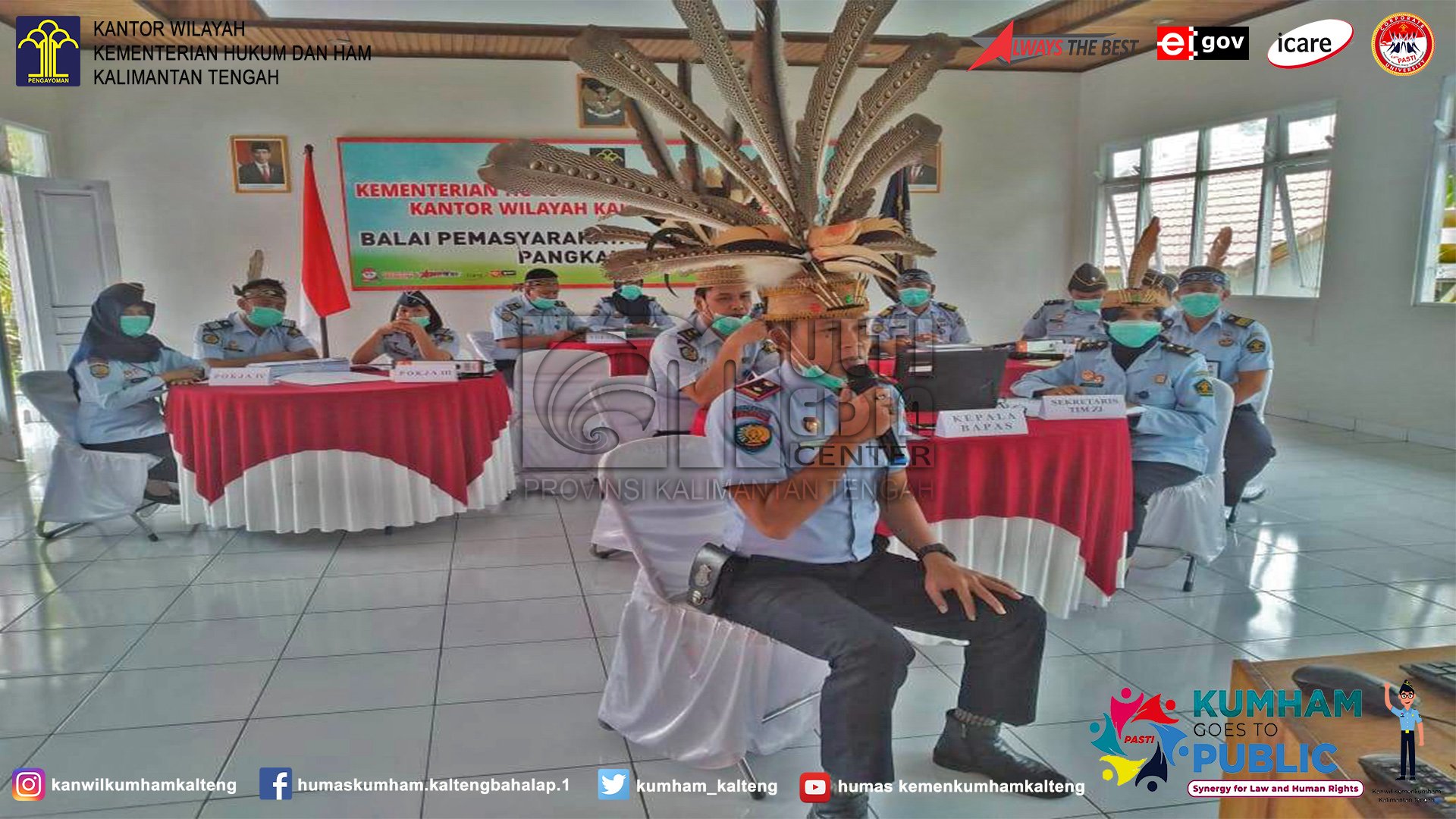 Bapas Pangkalan Bun Berikan Performa Terbaik di Hadapan TPI