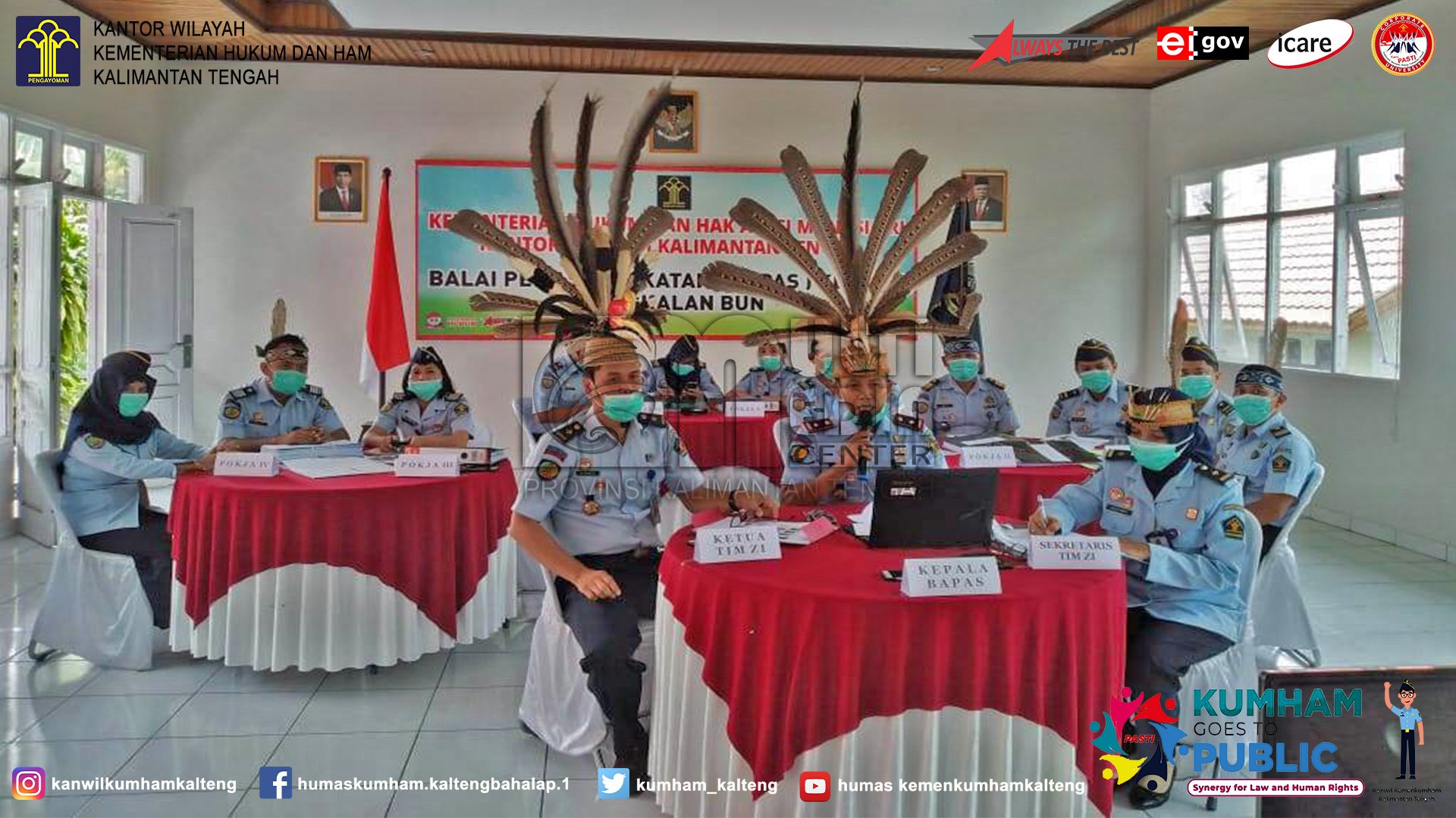 Bapas Pangkalan Bun Berikan Performa Terbaik di Hadapan TPI