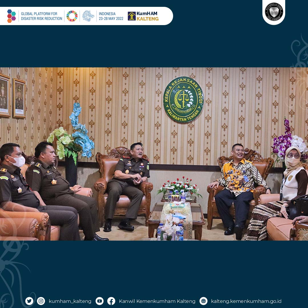 Kakanwil Kemenkumham Kalteng Laksanakan Koordinasi dan Jalin Silaturahim dengan Kejaksaan Tinggi
