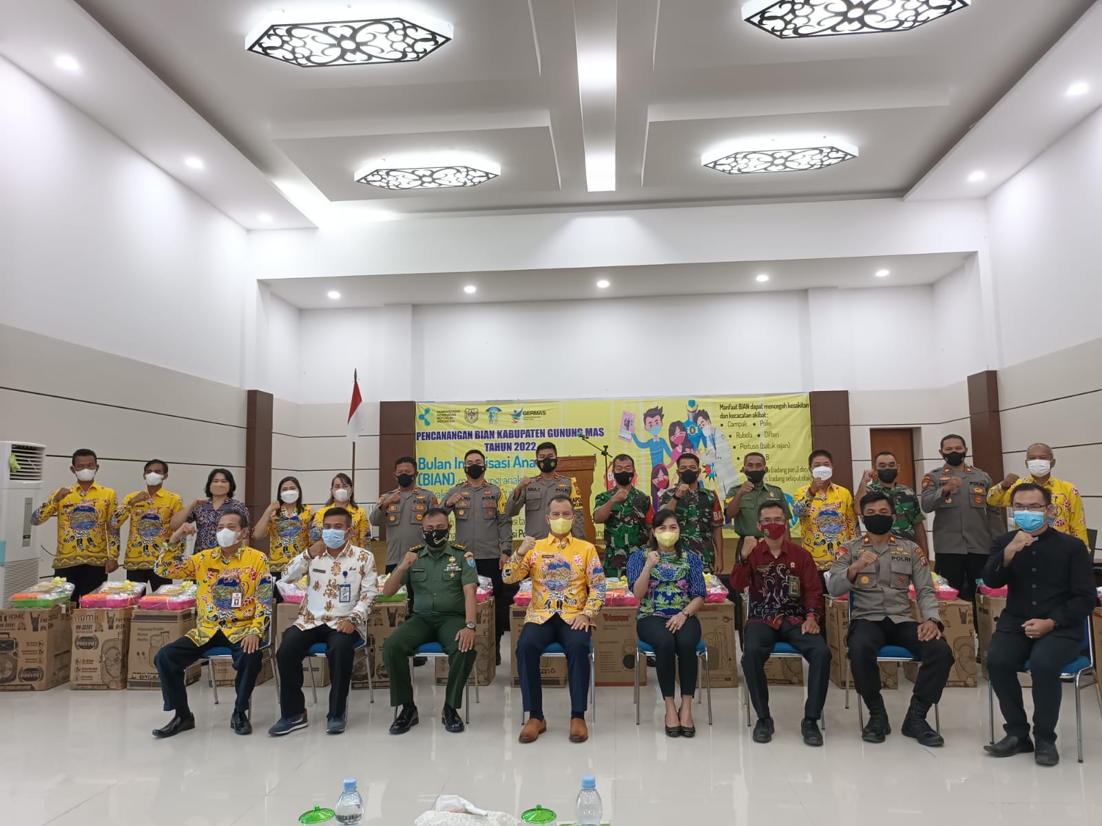 Cakupan Imunisasi Anak di Gumas Harus Dipertahankan