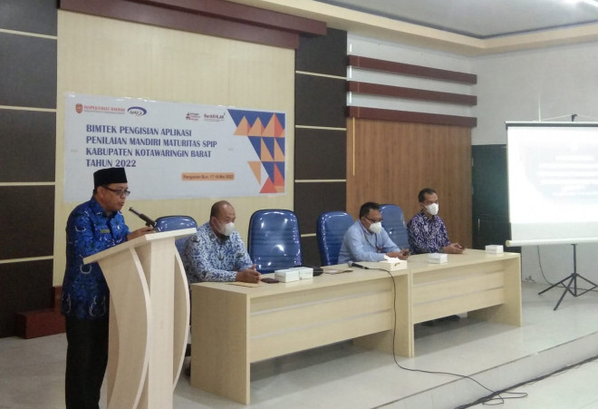 Gelar Bimtek Maturitas SPIP Terintegrasi, Pemkab Kobar Siap Lakukan Penilaian