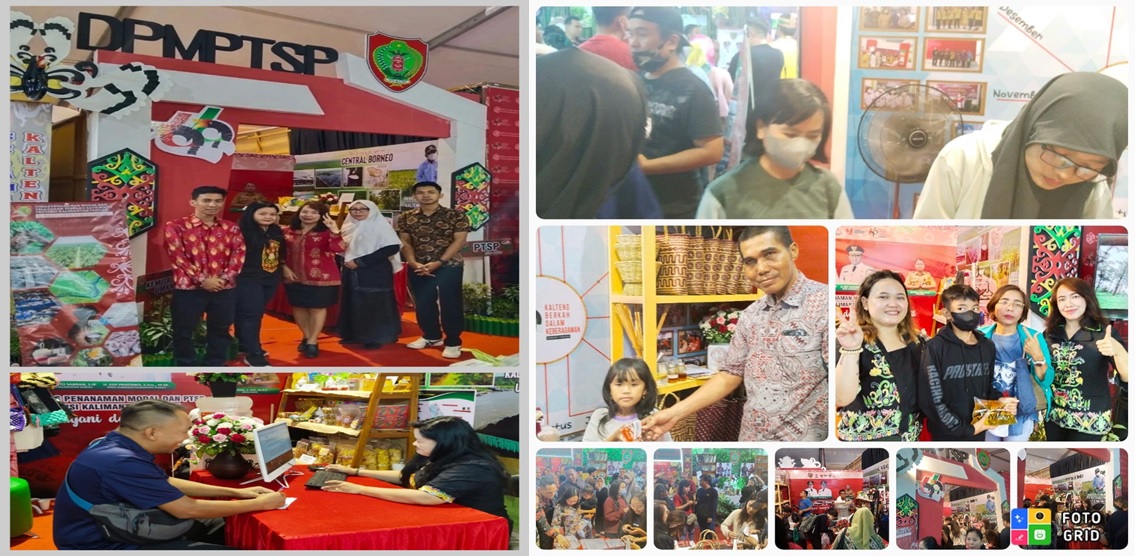 Meriahkan Kalteng Expo 2023, DPMPTSP Prov. Kalteng Gelar PTSP On-site 