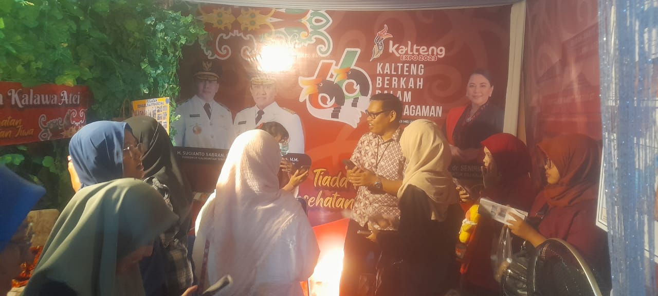 Berikan Layanan Pemeriksaan Gratis, RSJ Kalawa Atei Meriahkan Kalteng Expo 2023