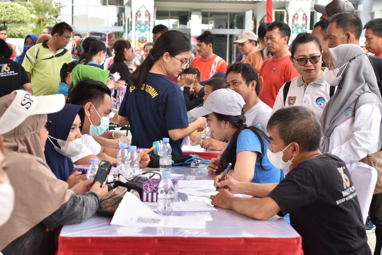 Sukseskan Program Indonesia Sehat, Pemprov. Kalteng Gelar Deteksi Dini, Pengukuran Kebugaran Jasmani, dan Skrining Kesehatan Jiiwa