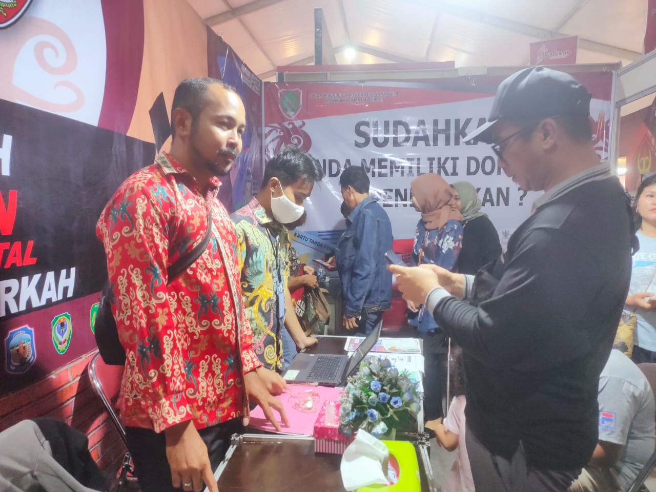 Buka Stand di Expo Kalteng 2023, Disdukcapil Kalteng Buka Layanan Pendaftaran Indentitas Kependudukan Digital