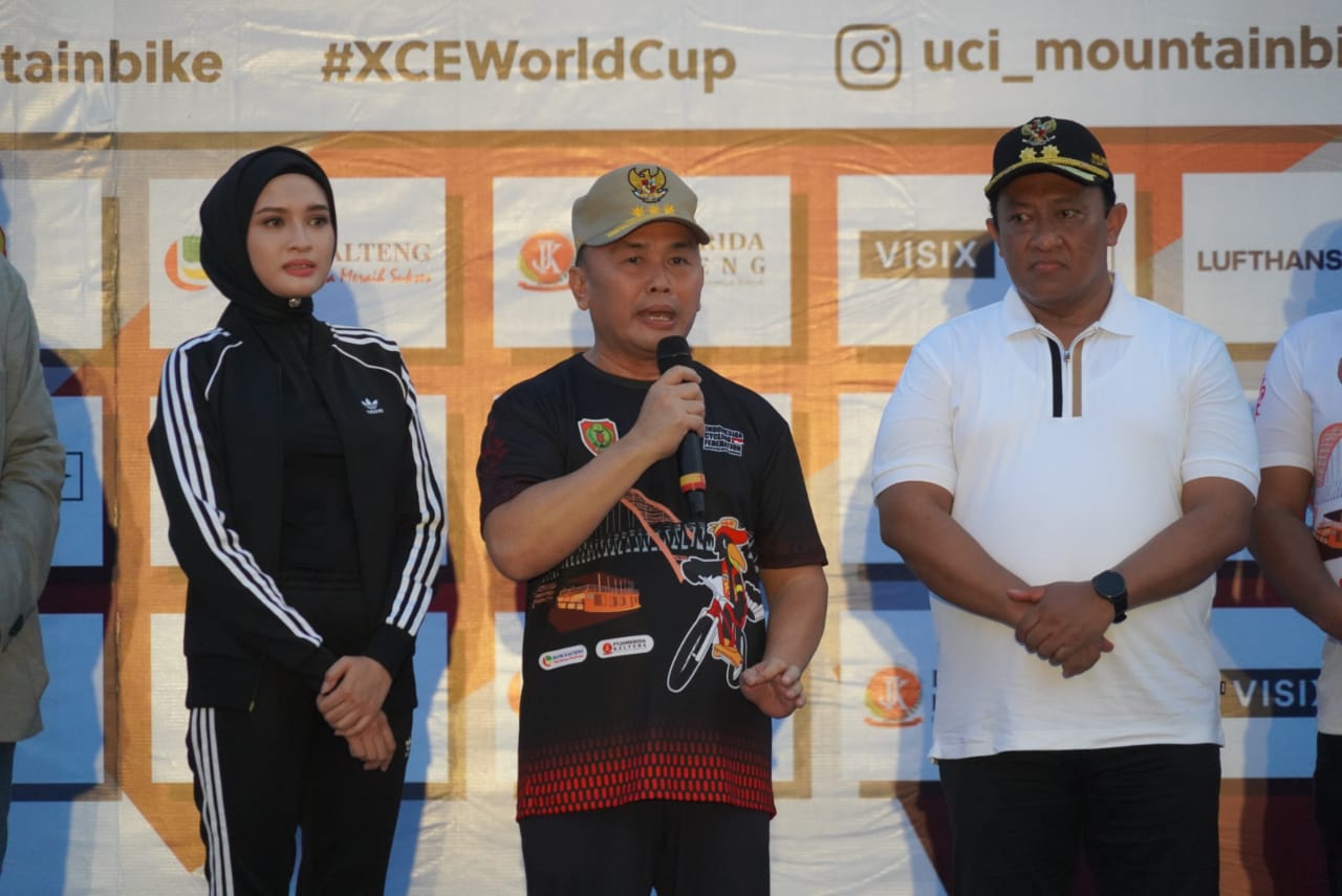 Gubernur Sugianto Sabran Sebut Event UCI MTB Eliminator Cup 2024 Dongkrak Perekonomian Kalteng