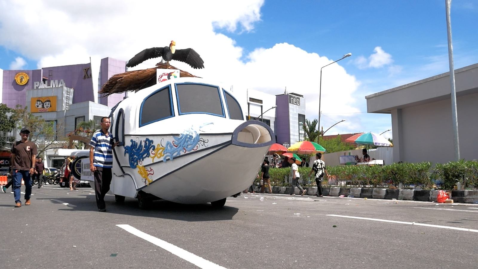 Dinas Perhubungan Turut Meriahkan Karnaval Budaya FBIM 2025