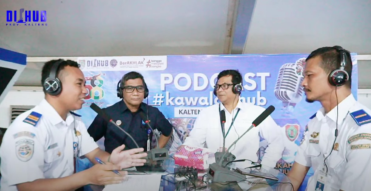 Menelisik Peran Strategis Bandara Tjilik Riwut dan Iskandar, Dishub Prov. Kalteng Gelar Podcast