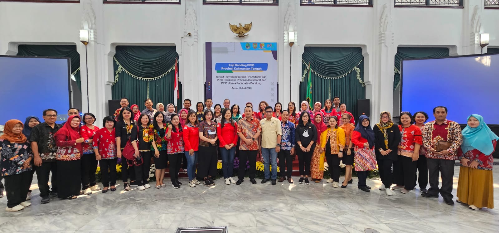 Kaji Banding PPID, Dislutkan Prov Kalteng Ikut Kunjungi Pemprov Jabar