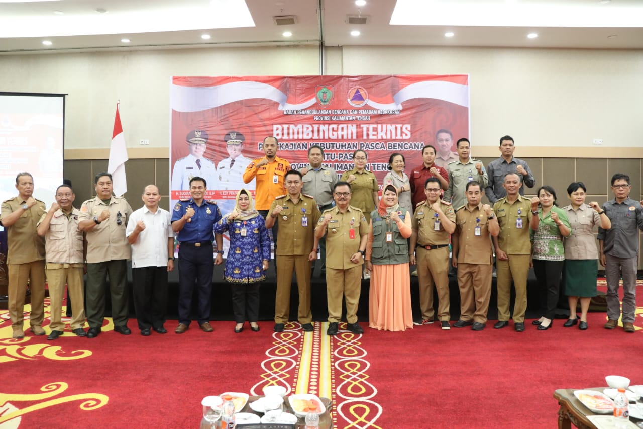 Sahli Gubernur Herson B. Aden Buka Bimtek Pengkajian Kebutuhan Pasca Bencana