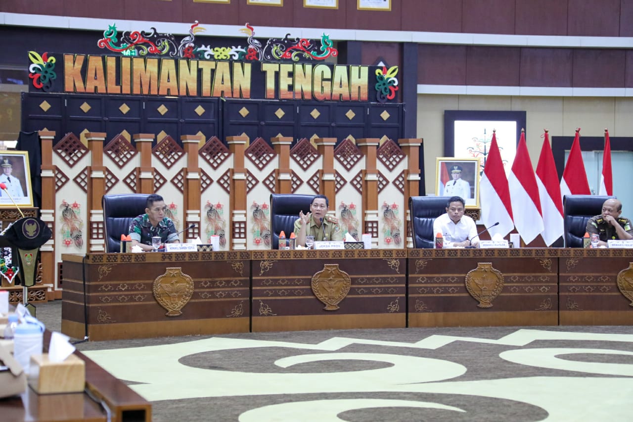 Sahli Gubernur Yuas Elko Minta Satgas Pangan dan TPID Gerak Cepat Dalam Menangani Inflasi Kalteng