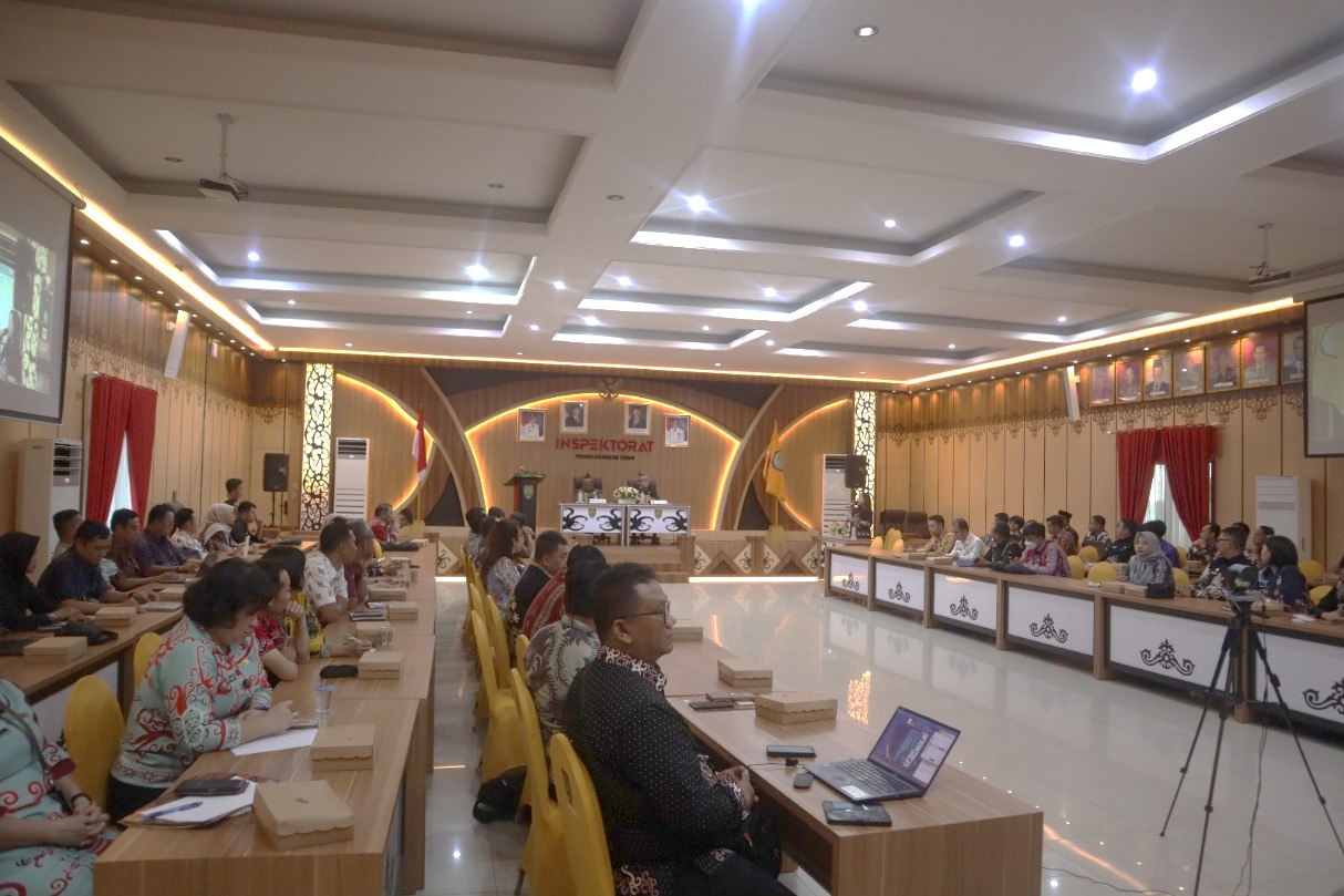 Inspektorat Daerah Prov. Kalteng Gelar Rapat Kordinasi Evaluasi Penyelenggaraan Pemerintahan Daerah