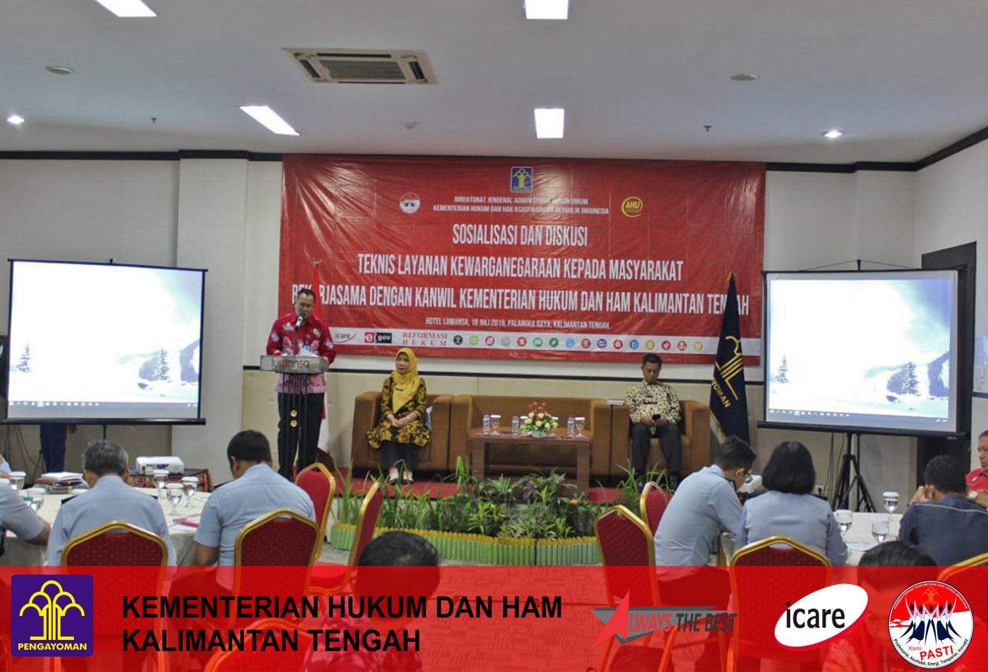 Kanwil Kalteng Laksanakan Diskusi Teknis Layanan Kewarganegaraan