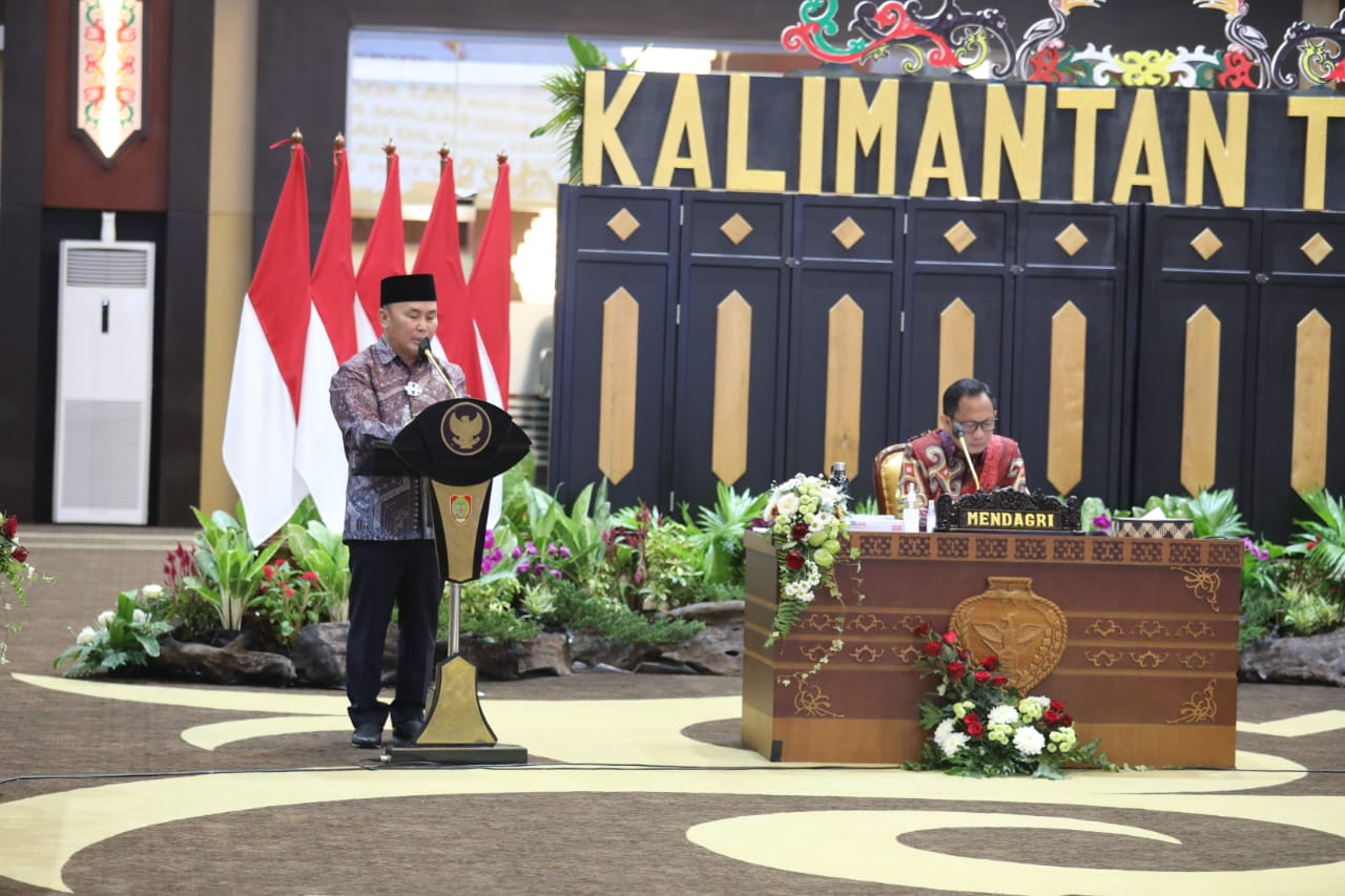 Gubernur  H. Sugianto Sabran : Kalteng Siap Melaksanakan Tahapan Pilkada Dengan Tetap Kedepankan  Protokol Kesehatan Covid-19