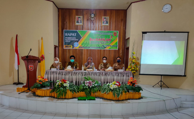 ASN Kecamatan Pangkalan Lada Ikuti Kegiatan Koordinasi dan Pembinaan Kepegawaian