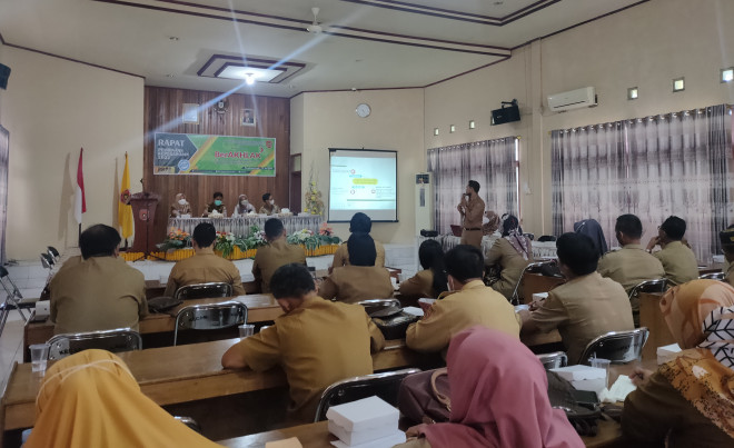 ASN Kecamatan Pangkalan Lada Ikuti Kegiatan Koordinasi dan Pembinaan Kepegawaian