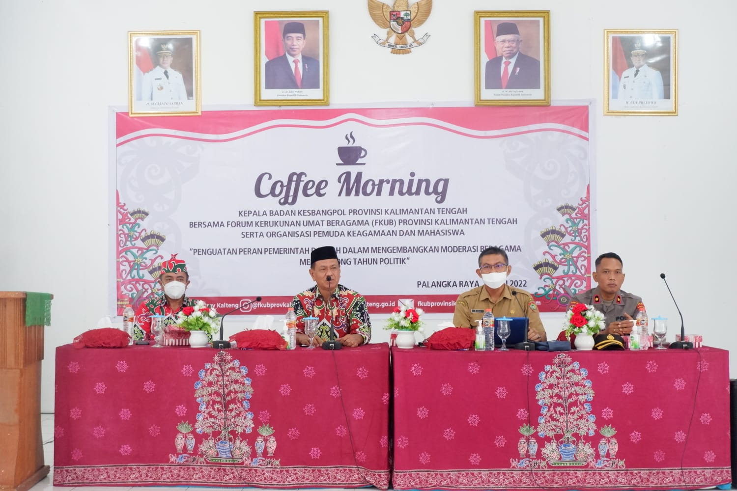 Menyongsong Tahun Politik, Plt. Kepala Badan Kesbangpol Prov. Kalteng Ajak Generasi Muda Kembangkan Moderasi Beragama