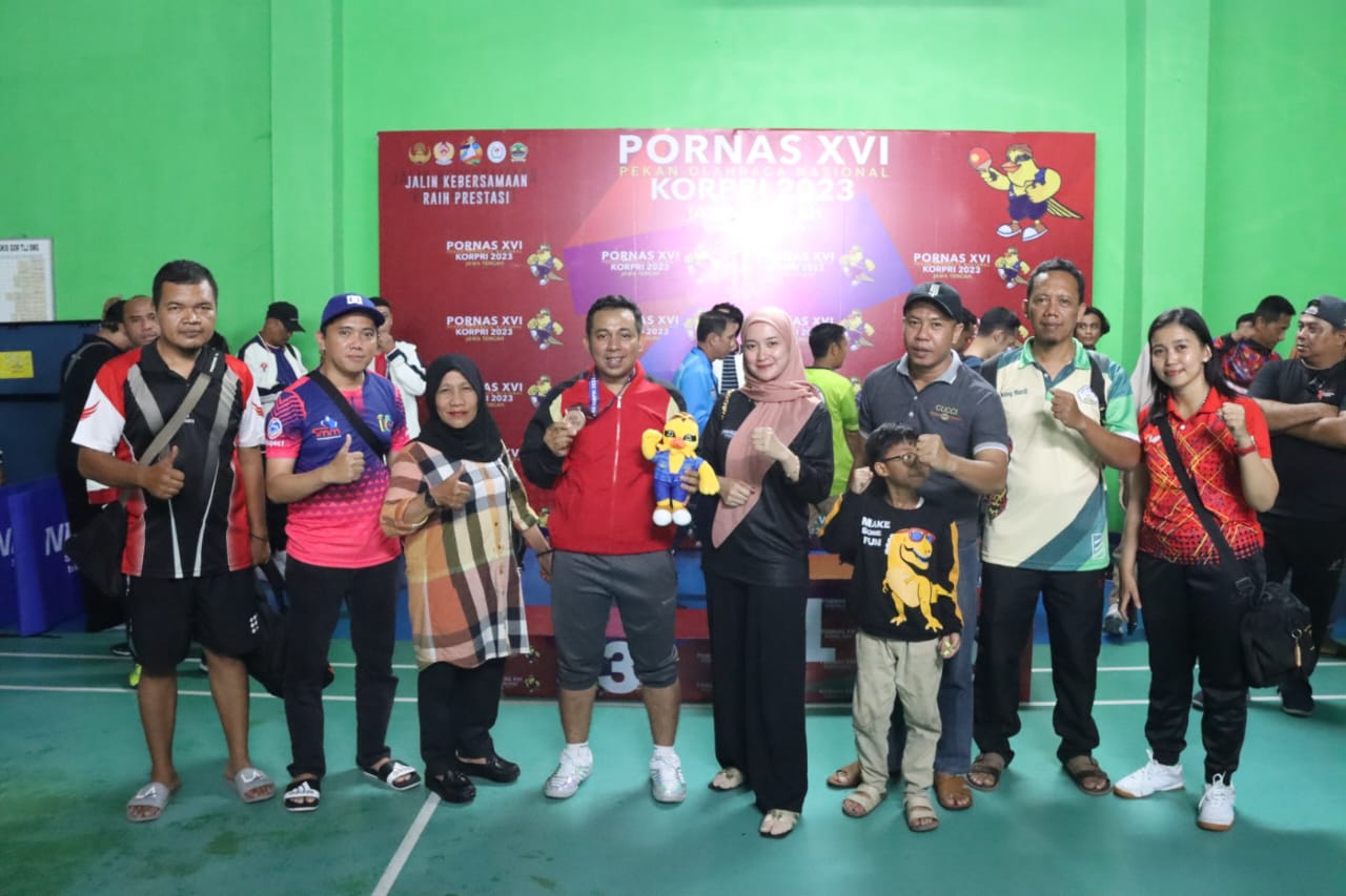 Atlet Tenis Meja Asal Sukamara Berhasil Raih Medali Perunggu pada PORNAS KORPRI XVI 2023