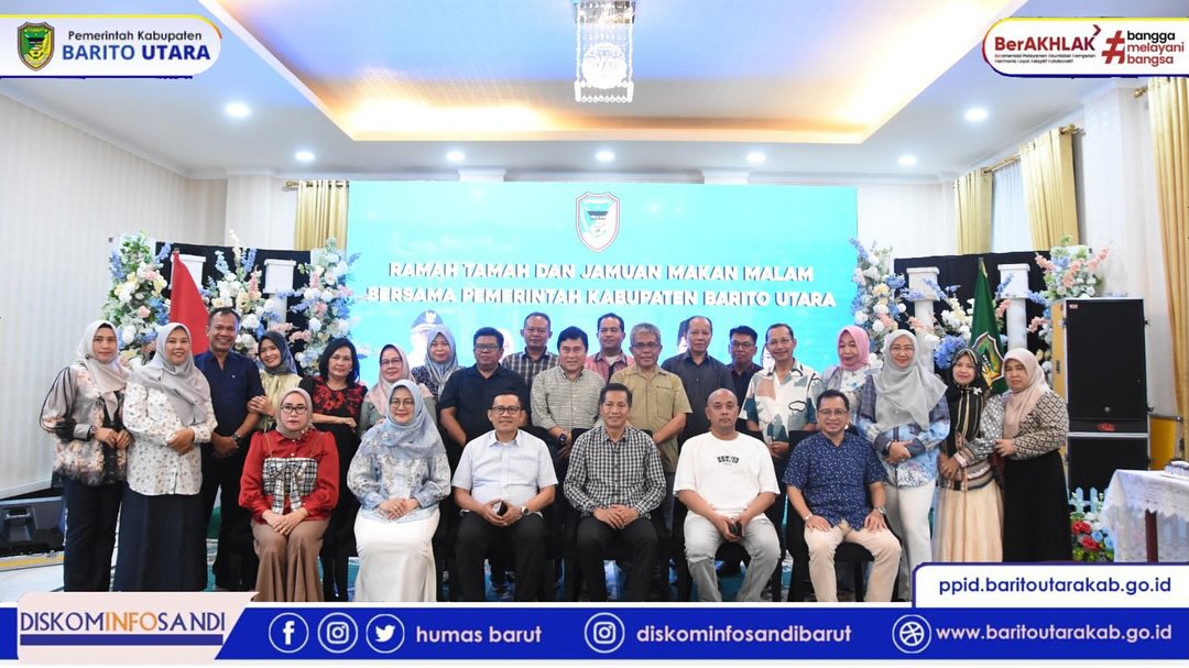Pemerintah Kabupaten Barito Utara Gelar Ramah Tamah dan Jamuan Makan Malam  Bersama Forkopimda