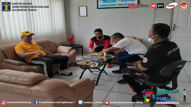 Bapas Kelas II Pangkalan Bun Terima Kunjungan Kakanwil Kemenkumham Kalimantan Tengah