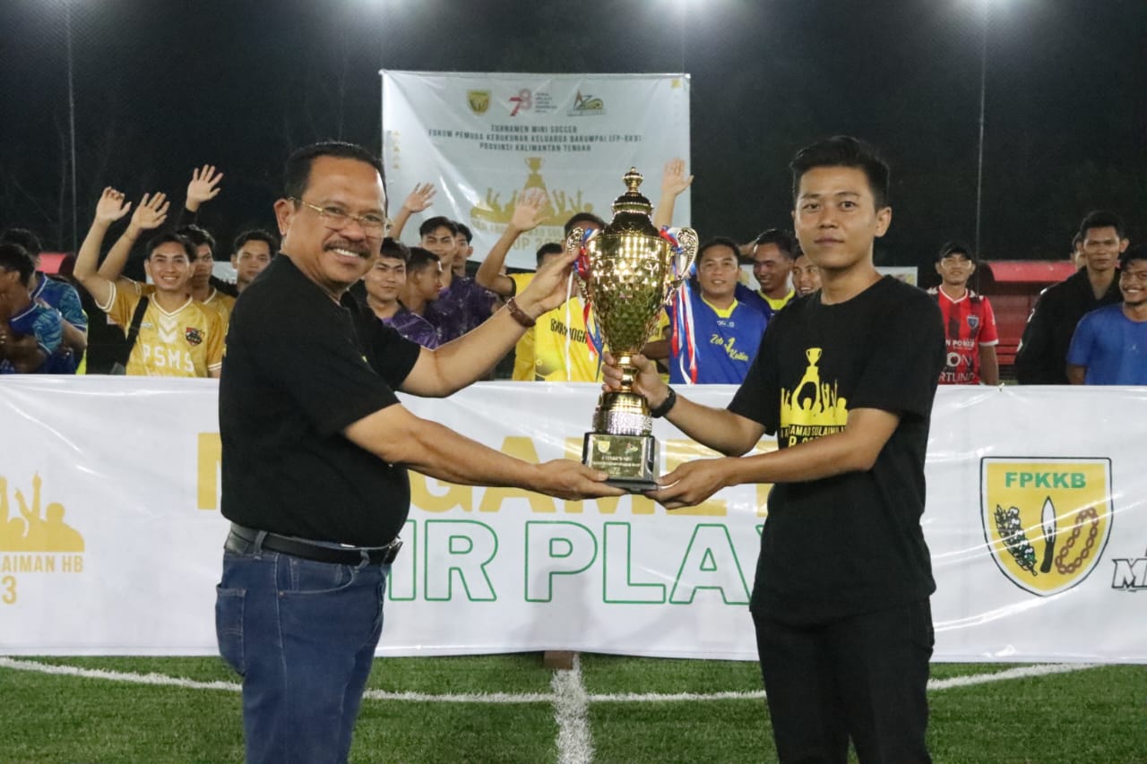 Sekda Nuryakin Resmi Buka Tournament Minisoccer  Piala Haji Sulaiman HB se-Kalteng