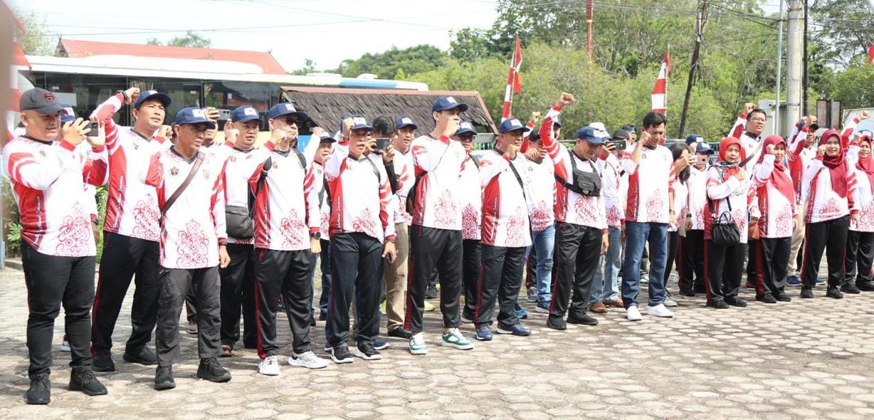 Wagub Edy Pratowo Lepas Kontingen Porwanas XIV Kalteng