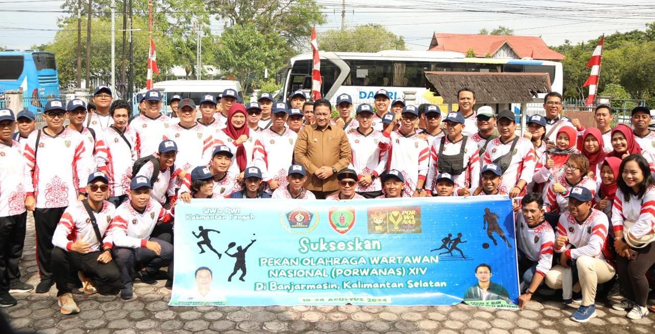 Wagub Edy Pratowo Lepas Kontingen Porwanas XIV Kalteng