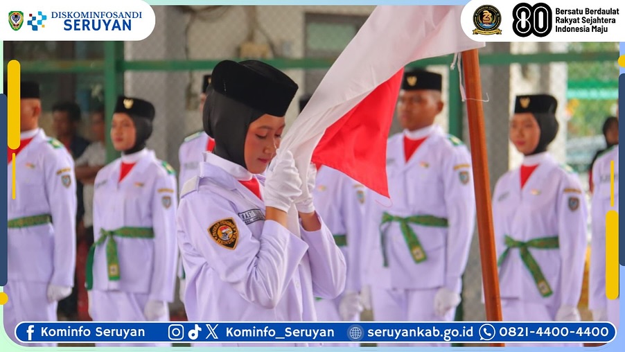Bupati Seruyan Kukuhkan Paskibraka 2025, Putra-Putri Terbaik Siap Kibarkan Merah Putih