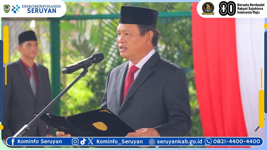 Bupati Seruyan Kukuhkan Paskibraka 2025, Putra-Putri Terbaik Siap Kibarkan Merah Putih