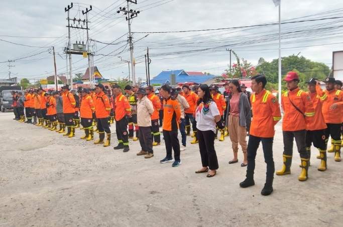 Momentum HUT 80 Tahun RI, BPBD Kalteng Komitmen Wujudkan Kalteng Bebas Kabut Asap