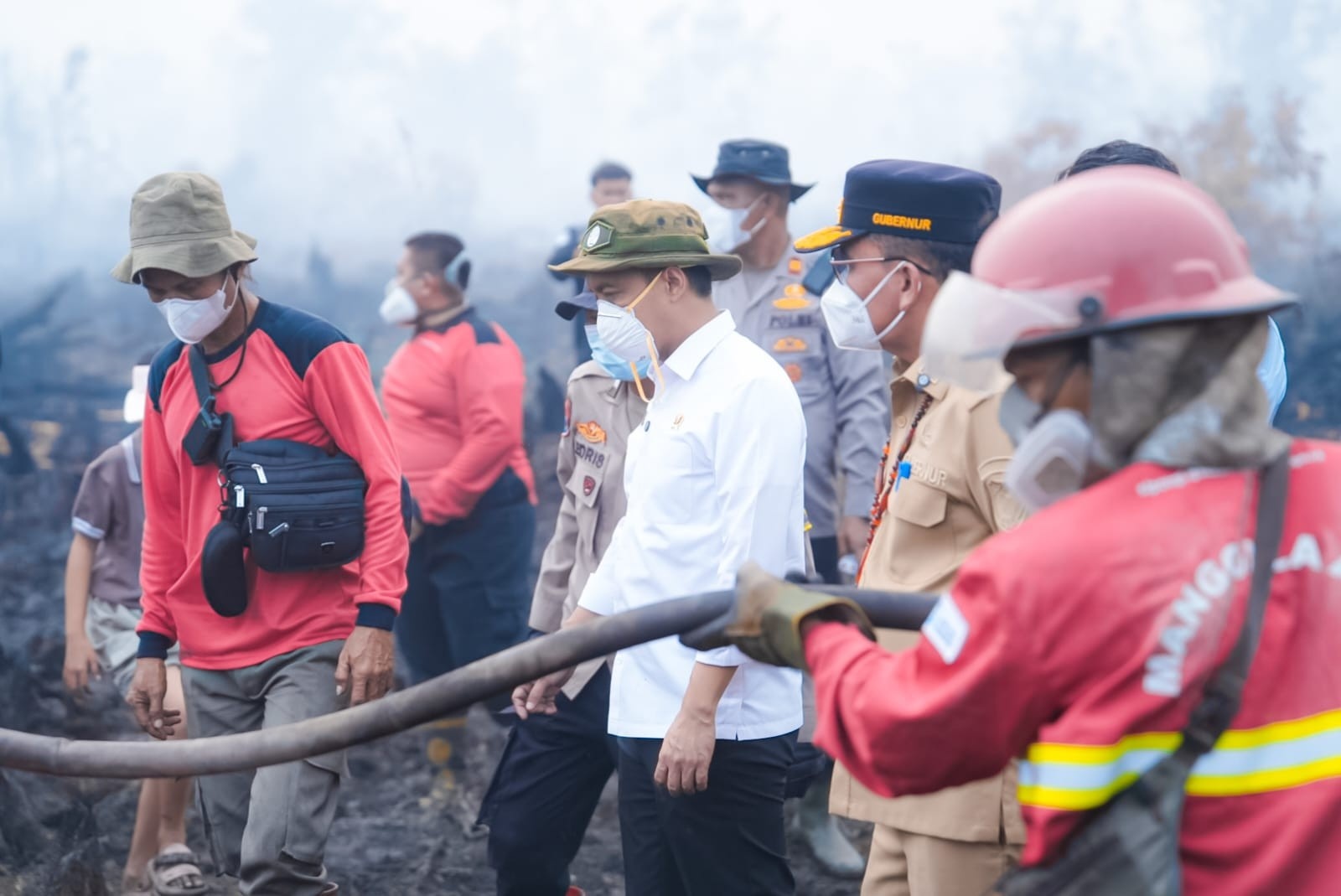 Gubernur Kalteng Sambut Menteri Kehutanan, Perkuat Kesiapsiagaan dan Penanganan Karhutla