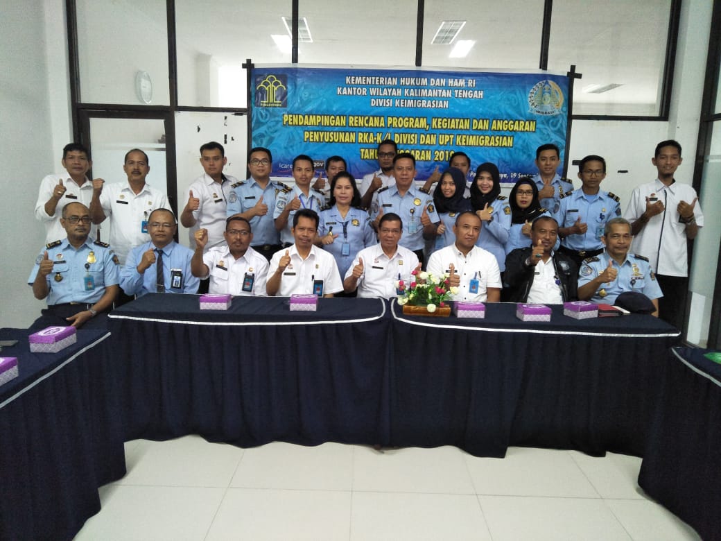 Divisi Keimigrasian Laksanakan Rakor Pemantapan Rencana Program Kegiatan Dan Anggaran Tahun 2019