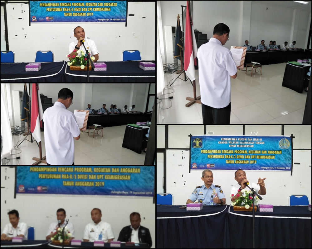 Divisi Keimigrasian Laksanakan Rakor Pemantapan Rencana Program Kegiatan Dan Anggaran Tahun 2019