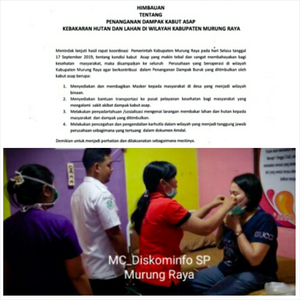 Langkah Persuasif Pemkab Mura Dalam Membantu Masyarakat Yang Terkena Dampak Kabut Asap