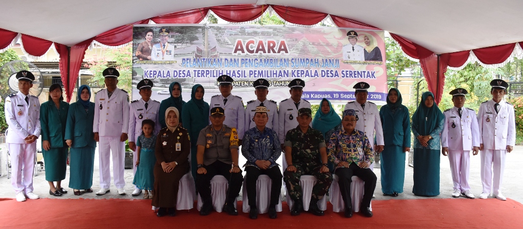 Bupati Lantik 9 Kepala Desa Terpilih 