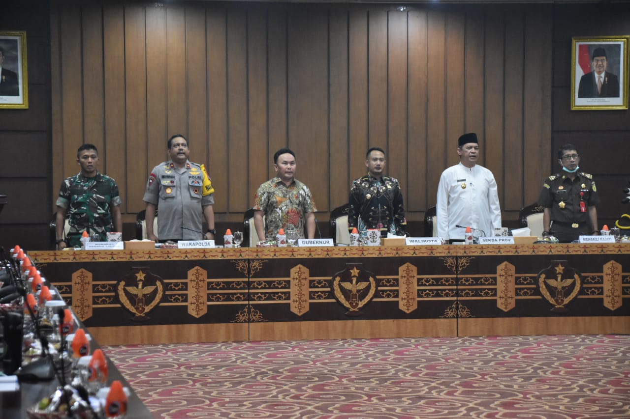 Arahan Gubernur Kalteng Selaku Komandan Penanganan Tanggap Darurat Bencana Karhutla