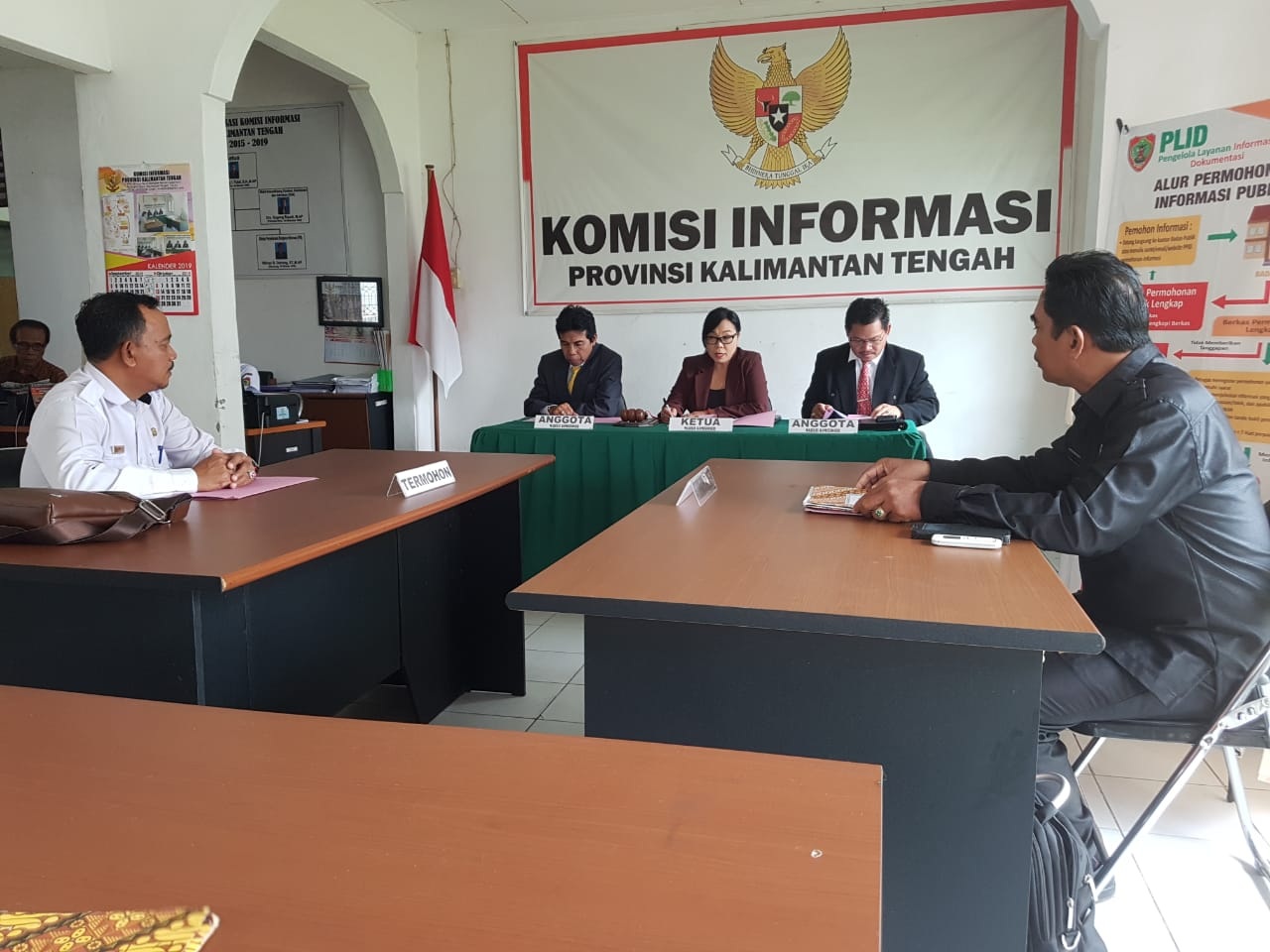 PPID Utama Kabupaten Kapuas Dampingi Sidang Sengketa Informasi Publik