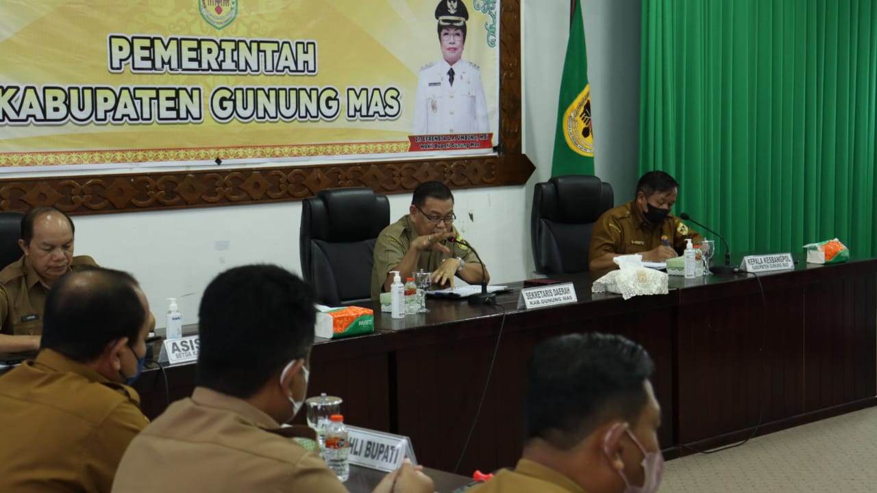 Sekda Gumas Pimpin Rakor Terkait Kesiapan Pendirian Pusat Rehabilitasi Narkoba di Kab. Gumas
