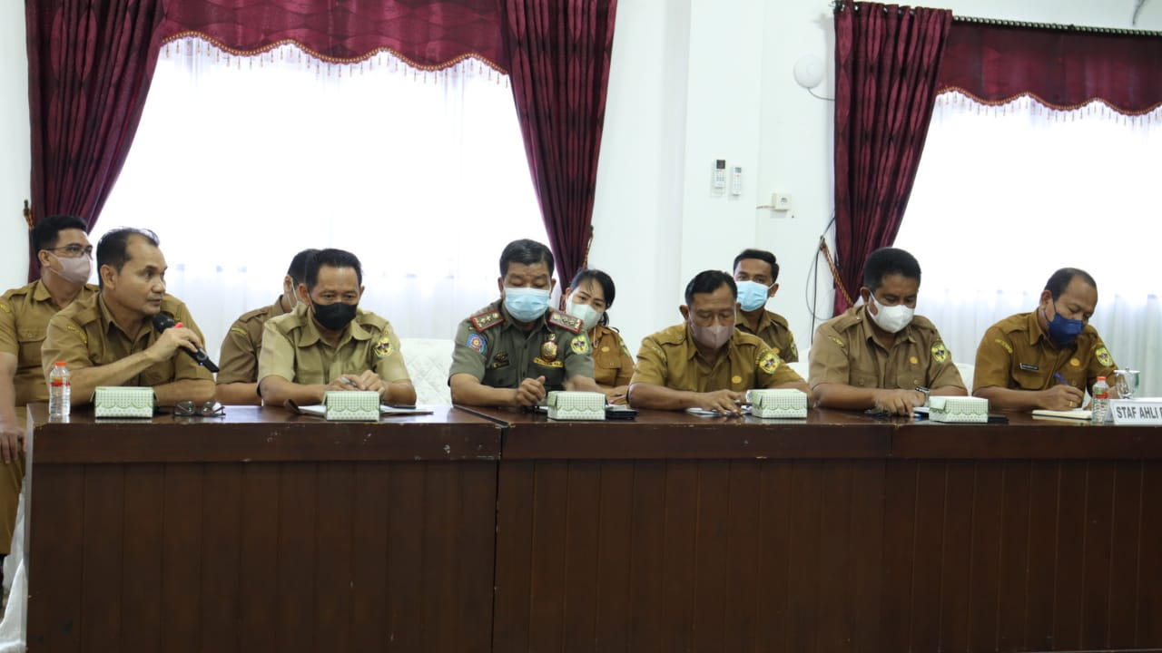 Sekda Gumas Pimpin Rakor Terkait Kesiapan Pendirian Pusat Rehabilitasi Narkoba di Kab. Gumas
