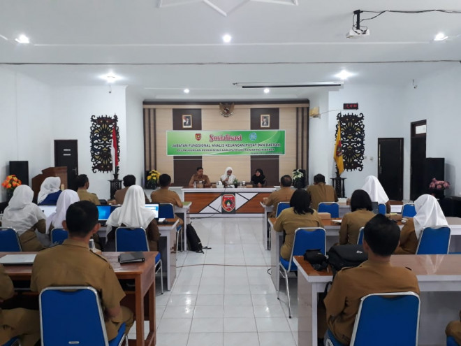 BKPSDM Kobar Gelar Sosialisasi Jabatan Fungsional Analis Keuangan Pusat dan Daerah