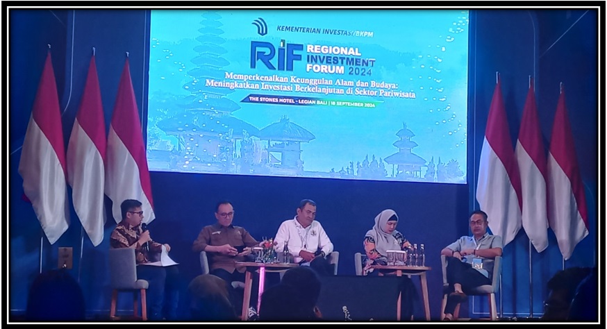 Promosikan Potensi Investasi Daerah, DPMPTSP Prov. Kalteng Ikuti Regional Investment Forum 2024
